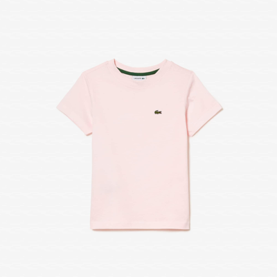 Lacoste Plain Cotton Jersey T-shirt - 16 Years In Pink
