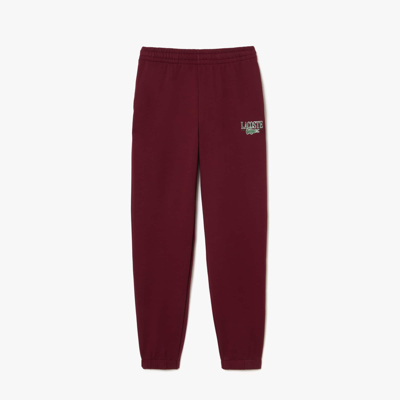 Lacoste Printed Jogger Track Pants - 38 In Red
