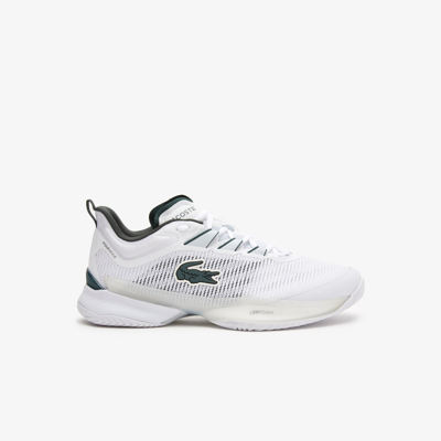 Lacoste Men's  Ag-lt23 Ultra Tennis Shoes With Technical Piquã© - 10 In White
