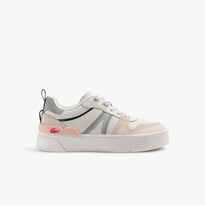 Lacoste Women's L002 Leather And Mesh Sneakers - 10 In White