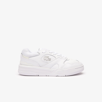 Lacoste Women's Lineshot Signature Heel Leather Sneakers - 10 In White