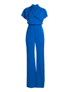 Black Halo Estella Jumpsuit In Jewel Blue