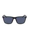 Nike Men's Lifestyle 55mm Square Sunglasses In Matte Black Dark Grey