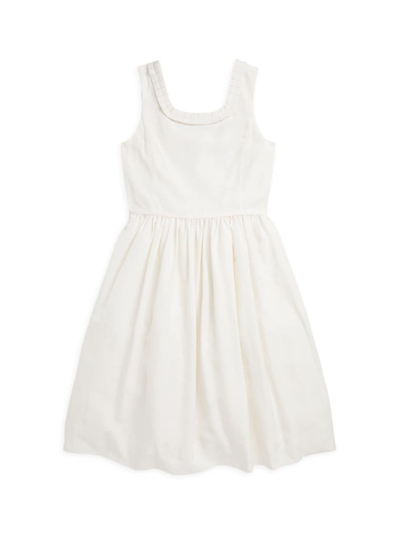 Polo Ralph Lauren Kids' Little Girl's & Girl's Princess Seam Sleeveless Dress In Cream