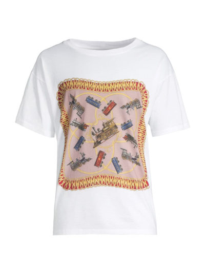 Bally Printed T-shirt In White