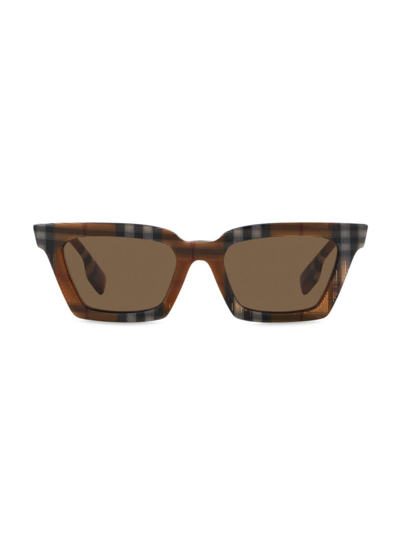 Burberry Briar 52mm Square Sunglasses In Dark Brown