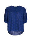 ELIE TAHARI WOMEN'S MARISSA TEXTURED EYELET BLOUSE