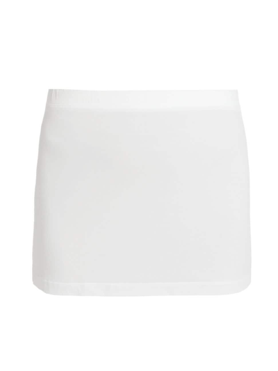 Wardrobe.nyc Women's Elasticized Tube Miniskirt In White
