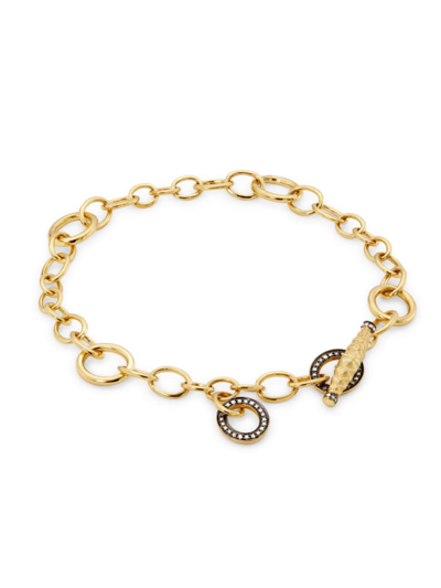 Annoushka Women's Mythology 18k Yellow Gold, Black Rhodium & 0.2 Tcw Diamond Toggle Bracelet