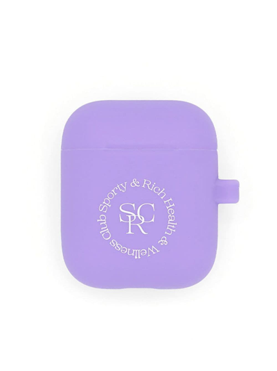 Sporty And Rich Logo-print Airpod Case