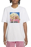Nike Max90 I Am Speed Graphic T-shirt In White