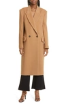 Stella Mccartney Structured Wool Coat In Beige