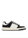 SAINT LAURENT SL / 61 LOW SNEAKERS IN SMOOTH AND HAMMERED LEATHER