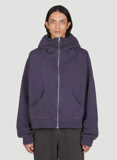 Entire Studios Heavy Hooded Sweatshirt In Purple | ModeSens