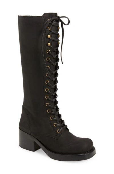 Jeffrey Campbell Tyro Lace-up Boot In Black