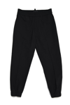 DSQUARED2 DSQUARED2 KIDS LOGO PATCH TAPERED LEG PANTS