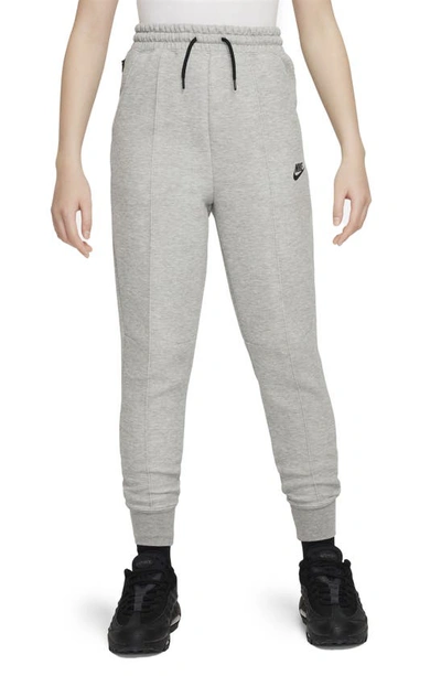 Nike Sportswear Tech Fleece Big Kids' (girls') Jogger Pants In Grey