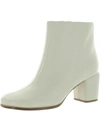 VINCE MAGGIE WOMENS LEATHER SQUARE TOE ANKLE BOOTS