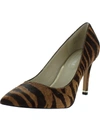 KENNETH COLE NEW YORK RILEY 85 WOMENS LEOPARD PRINT POINTED TOE PUMPS