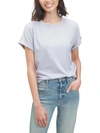 Splendid Skye Cuffed Tee In Grey