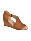 Journee Collection Aretha Womens Faux Leather Peep Toe D'orsay Heels In Green