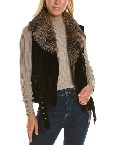 Brunello Cucinelli Velvet Vest In Multi