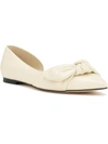Nine West Womens Knot-front Pointed Toe D'orsay In Light Natural 110