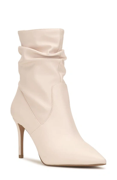 Jessica Simpson Siantar Slouch Pointed Toe Bootie In Chalk