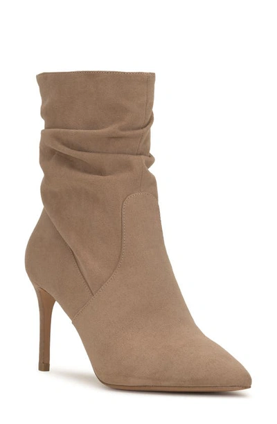 Jessica Simpson Siantar Slouch Pointed Toe Bootie In Sandstone
