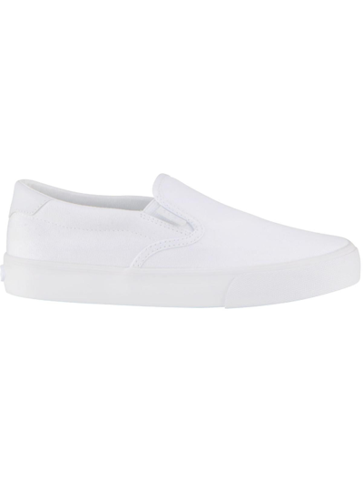 Lugz Bandit Womens Padded Insole Slip On Fashion Sneakers In White