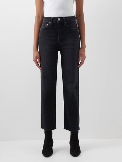 RE/DONE 70s high-waist tapered-leg Jeans - Farfetch