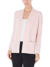 Jones New York Womens Sutton Ribbed Scoop Neck Tank Top Long Sleeve Side Vent Cardigan In Multi