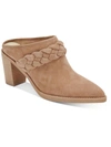 DOLCE VITA SERLA WOMENS SUEDE POINTED TOE MULES