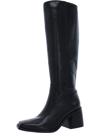 Vince Camuto Evronna Womens Leather Tall Knee-high Boots In Black