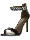 Bcbgeneration Jadia Womens Embellished Open Toe Heels In Red