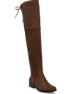 CHARLES BY CHARLES DAVID GAMMON WOMENS FAUX SUEDE PULL ON OVER-THE-KNEE BOOTS