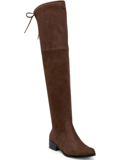 Charles By Charles David Gammon Womens Faux Suede Pull On Over-the-knee Boots In Multi