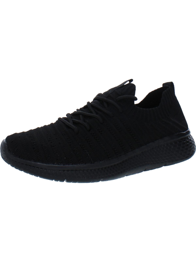 J/slides Womens Stretch Lace-up Athletic And Training Shoes In Black