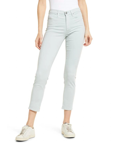 Ag Prima Mid Rise Crop Jeans In Pacific Chrome In Blue