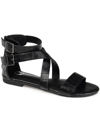 JOURNEE COLLECTION Lanelle Womens Faux Leather Ankle Strap Gladiator Sandals