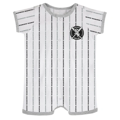 Outerstuff Babies' Newborn And Infant Boys And Girls White Chicago White Sox Ball Hitter Romper