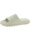 Cool Planet By Steve Madden Cloudd Womens Recycled Slip On Pool Slides In White