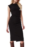 Diane Von Furstenberg Darrius Midi Dress In Black