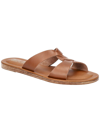 Bella Vita Dov-italy Womens Leather Slip On Slide Sandals In Brown