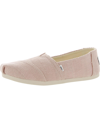 TOMS ALPARGATA WOMENS SLIP ON FLAT ESPADRILLES