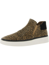 Dolce Vita Vinni Womens Microsuede Chelsea Fashion Sneakers In Brown