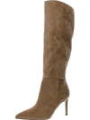 Nine West Richy2 Womens Faux Suede Pumps Knee-high Boots In Multi