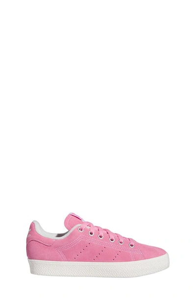 Adidas Originals Kids' Stan Smith Low Top Sneaker In Bliss Pink/ Core White/ Gum 3