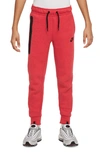 Nike Sportswear Tech Fleece Big Kids' (boys') Pants In Red