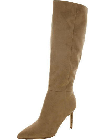 NINE WEST WOMENS SUEDE DRESSY KNEE-HIGH BOOTS